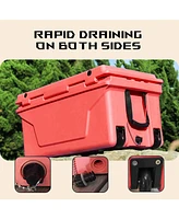 White outdoor Camping Picnic Fishing portable cooler 65QT Portable Insulated Cooler Box