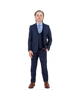 Stacy Adams Big Boys Navy 5 Pc Suits