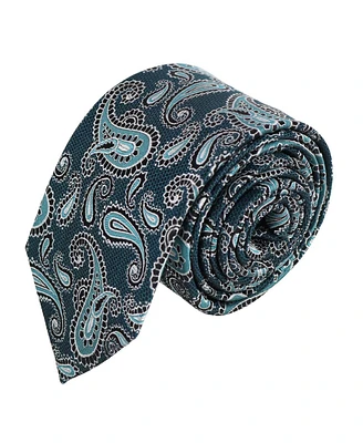 Trafalgar Men's Wharton Wavy Paisley Silk Novelty Necktie