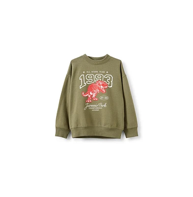 Cotton On Little Boys Little/Big License Sammy Oversize Crew