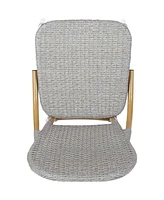 Outdoor Cafe Accent Chair Set (Set of 2)