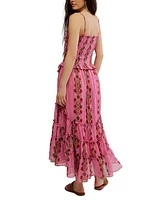 Free People Women's Alejandra Sleeveless Smocked Midi