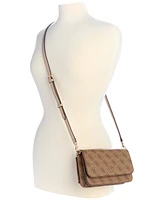 Guess Noelle Ii Mini Flap Logo Crossbody Bag