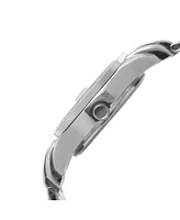 Peugeot Womens Round Silver Luxury Status Swarovski Crystal Bracelet Watch