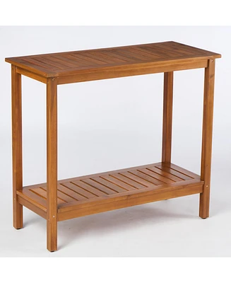 Acacia Wood Console Table - Entryway/Living Room