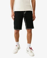 True Religion Men's Bobby Rope Stitch Flap Shorts