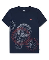 Levi's Big Boys Americana Fireworks T-Shirt