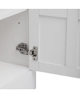 Locker Storage Sideboard with Drawers