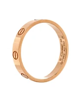 Pre-Owned Cartier Love Wedding Band Ring 18K Rose Gold
