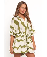 Petal and Pup Women's Sheily Tie Waist Playsuit