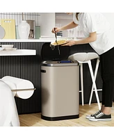50L Smart automatic Trash Cans - Full Intelligent Sensor - Light Grey