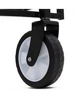 Collapsible Utility Wagon Cart - 225lb Capacity - Black