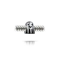 Bling Jewelry Spooky Halloween Ghost Charm Bead Sterling Silver for European Bracelet