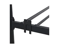 Full Bed Frame, Storage Headboard with Charging Station, Solid and Stable, Noise Free, No Box Spring Needed, Easy Assembly