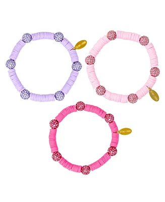 Zomi Gems Girls Dazzle Disk Bracelet Set