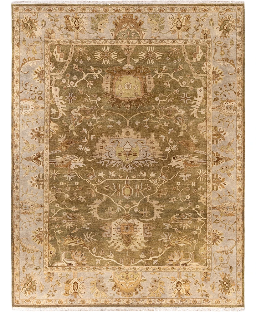 Adorn Hand Woven Rugs Indo Oushak M5997 9'x11'9" Area Rug