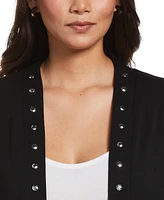 Rafaella Petite Cardigan Crew Neck Sweater