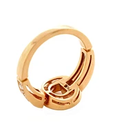 Pre-Owned Bvlgari Bvlgari Bvlgari Ring 18K Rose Gold and Diamonds