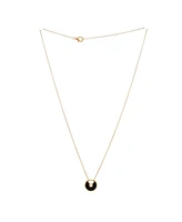 Pre-Owned Cartier Xs Amulette de Cartier Pendant Necklace 18K Rose Gold with Onyx and Diamond