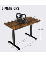 Electric Standing Desk Adjustable Stand up Computer Anti-collision