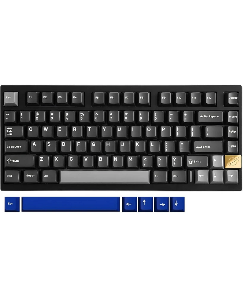 Yunzii AL75 Wireless Mechanical Gaming Keyboard,Full Aluminum Cnc,75% Layout,Bt/2.4G/Wired,Hot Swap,Creamy Switches,Tkl Gasket,Rgb Backlight,Programma