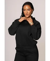 Jluxlabel Women's Grey Logo Pullover Hoodie