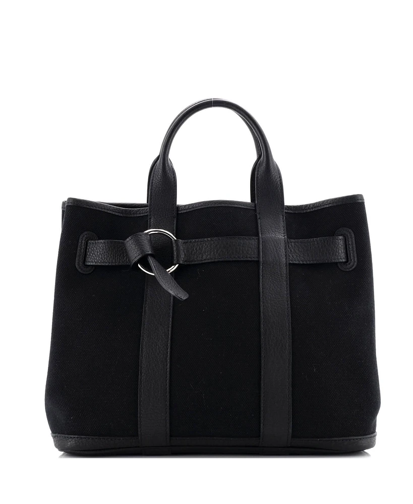 Pre-Owned Hermes Pm Ceinture Handbag Toile