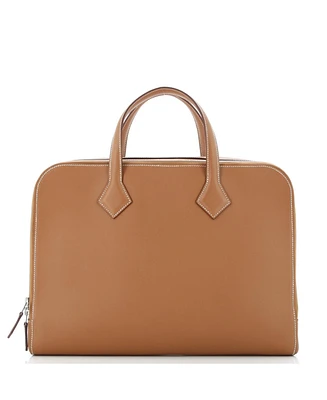 Pre-Owned Hermes Victoria Light Briefcase Evercolor