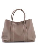 Pre-Owned Hermes 36 Garden Party Tote Leather with Printed Interior