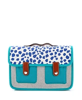 Pre-Owned Hermes School Bag Printed Toile