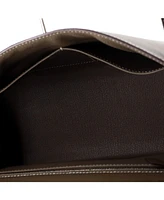 Pre-Owned Hermes Kelly 28 Handbag Grey Epsom with Palladium Hardware