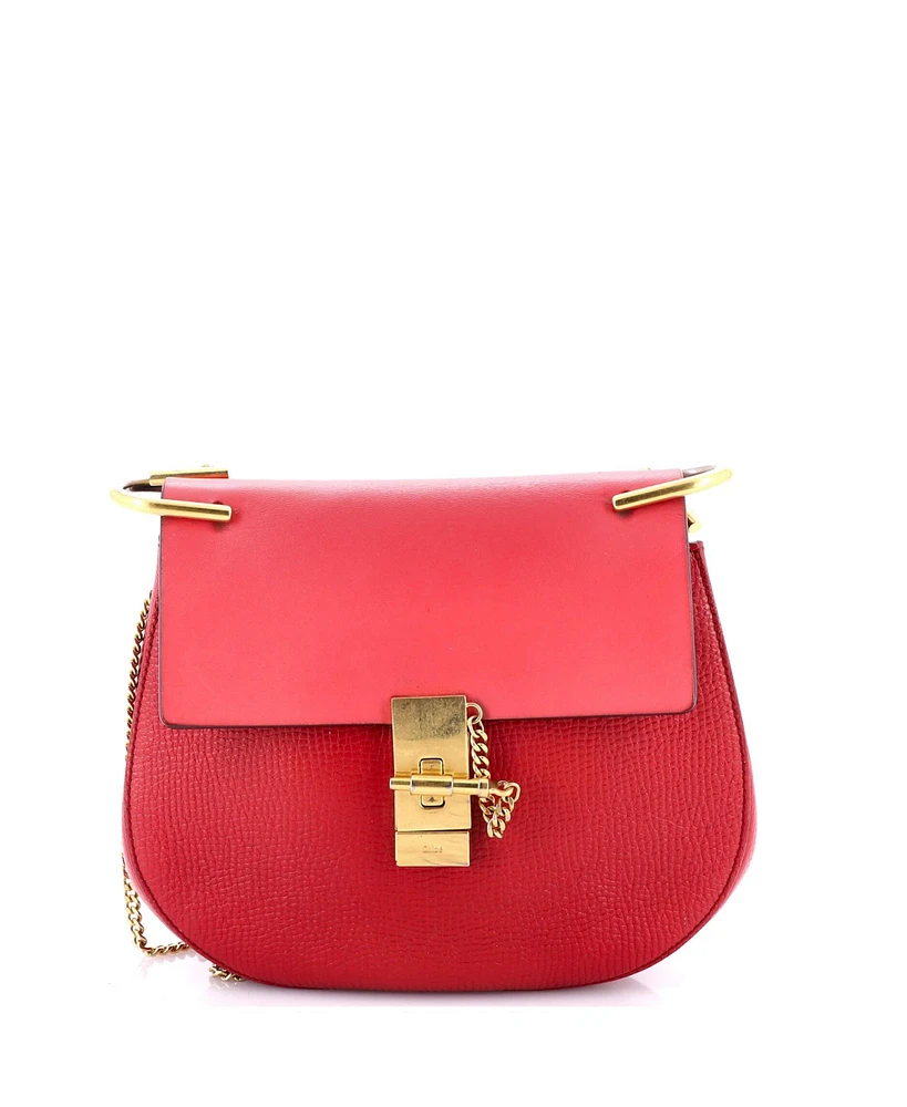 Pre-Owned Chloe Small Drew Crossbody Bag Leather