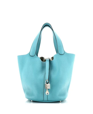 Pre-Owned Hermes Mm Picotin Lock Bag Clemence