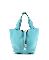 Pre-Owned Hermes Mm Picotin Lock Bag Clemence