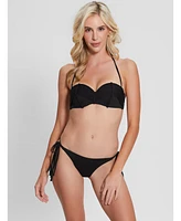Guess Women's Logo Tassel String Bikini Bottoms