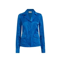 Etcetera Women's Tailored Metallic Cotton Jacket Crete