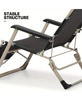deck chair black