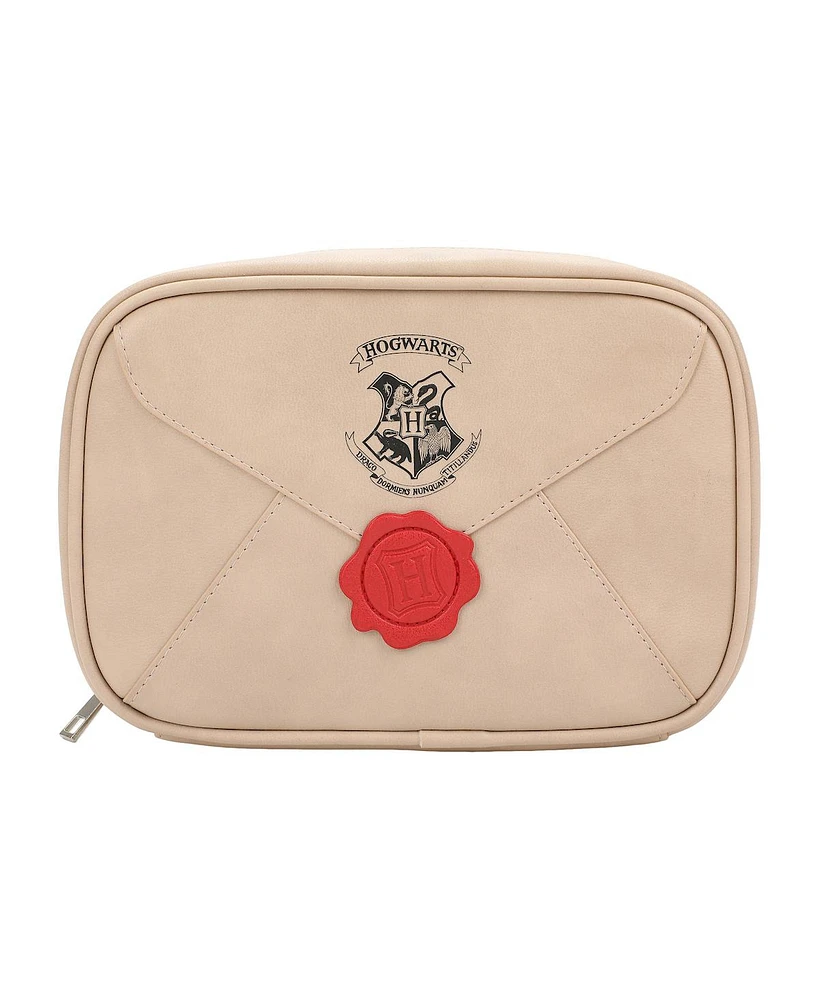 Harry Potter Hogwarts Letter Cosmetic And Toiletries Bag