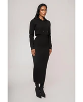 Jluxlabel Women's All One Hoodie Dress