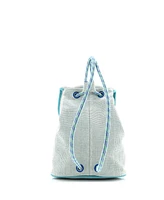 Pre-Owned Hermes Les Cabanes Backpack Embroidered Toile