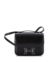 Pre-Owned Hermes 18 Constance Bag Box Calf with Aventurine