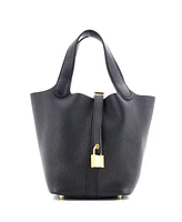 Pre-Owned HERMES Pm Picotin Lock Bag Clemence