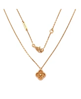 Pre-Owned Van Cleef & Arpels Sweet Alhambra Pendant Necklace 18K Rose Gold