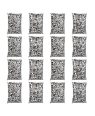 Yescom 32000 pcs Grommet Kit 1/4 inch Size #0 Eyelets and Washers Nickel for Hand Press Apparel Leather Printing Tarp