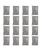 Yescom 32000 pcs Grommet Kit 1/4 inch Size #0 Eyelets and Washers Nickel for Hand Press Apparel Leather Printing Tarp