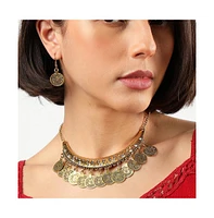 Sohi Gold-Plated Coin Jewellery Set