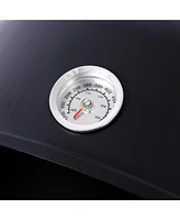 17" Steel Charcoal Smoker Bbq Grill - Black