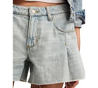 Lucky Brand Women's A-Line Flared Denim Shorts