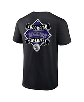 Fanatics Men's Black Colorado Rockies Field Play T-Shirt