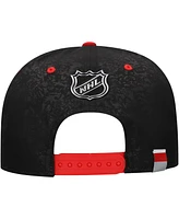 Fanatics Men's Black/Red Buffalo Sabres Alternate Logo Snapback Hat